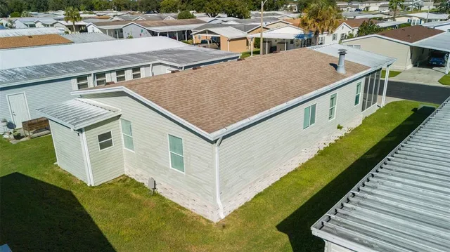 a view of a house with roof deck