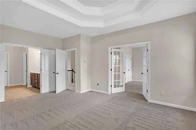 a view of an empty room