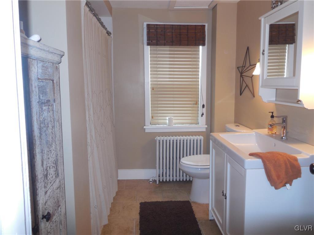 1425 North Brookside Road Lower Macungie Township, PA 18106 - Photo 18 of 31 a bathroom with a sink toilet and window