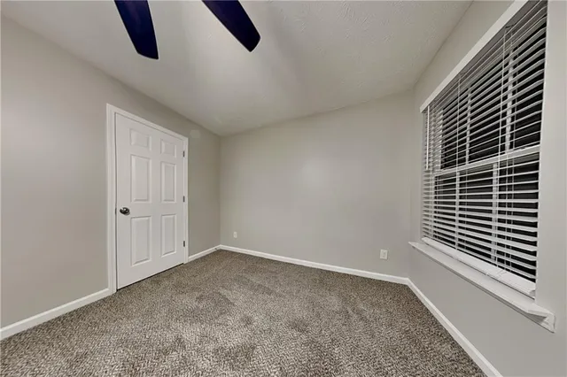 wooden floor and closet in a room