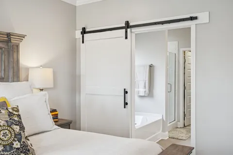 a view of an ocean with a big yard