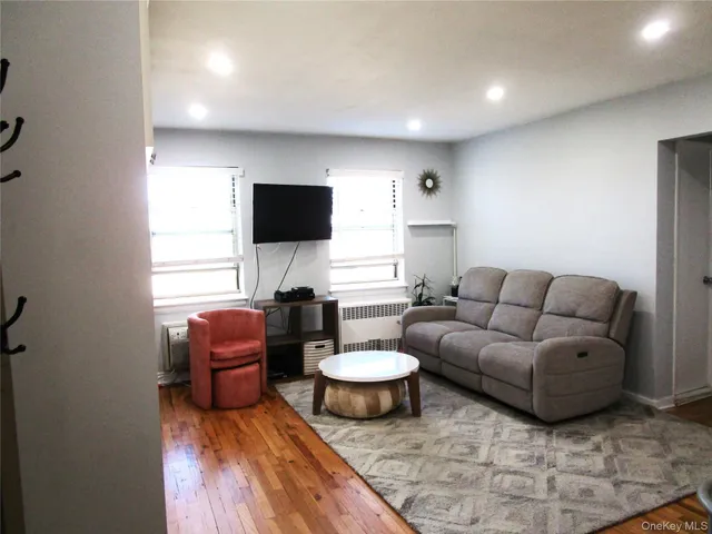 a view of utility room with closet and electronic appliances