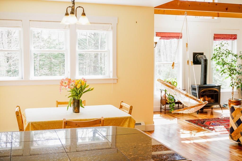 28 White Oak Ridge Road Damariscotta, ME 04543 - Photo 19 of 33 View from the kitchen to the living...