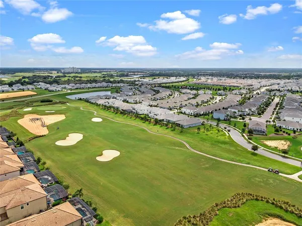 a view of a city with tall buildings