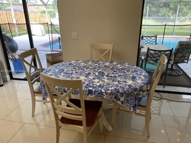 a bedroom with a bed and furniture