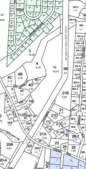 80 Roman Road Topsham, ME 04086 - Photo 5 of 6 Tax Map of Lot 11