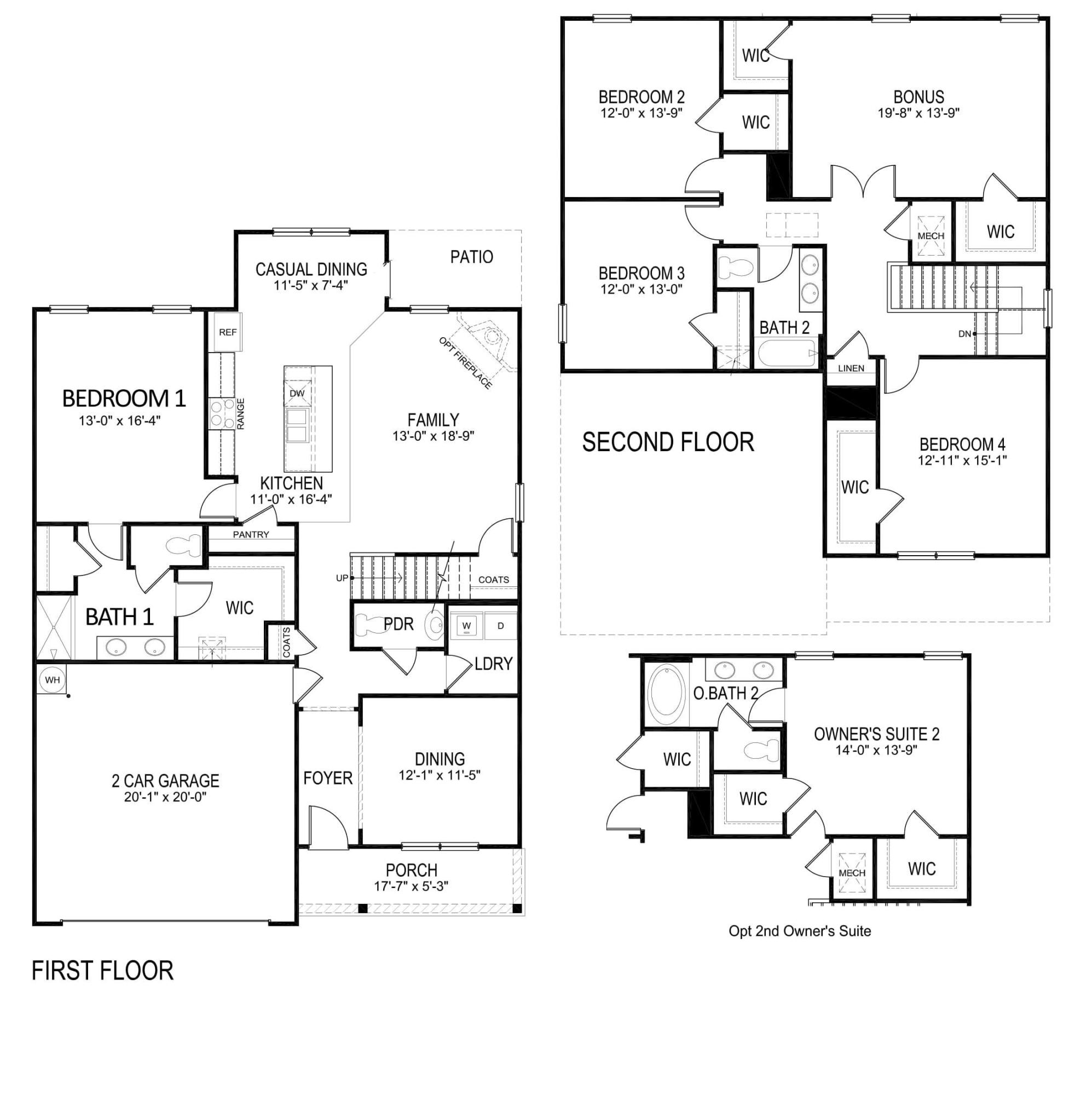 2950 Southbridge Road Kingsport, TN 37664 - Photo 2 of 2 Salem Floor Plan Horton E No Marks
