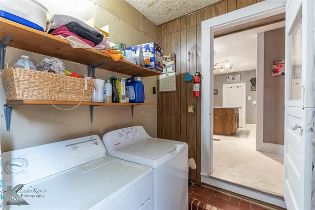 a view of storage and utility room