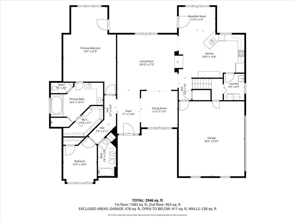 18 Nelson Boulevard Northwest Rome, GA 30165 - Photo 42 of 44 a picture of floor plan