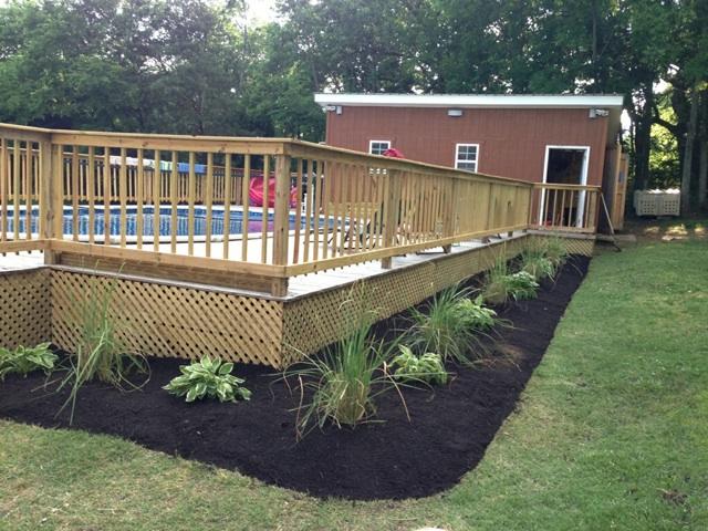 607 Terrace Hill Road Mount Juliet, TN 37122 - Photo 20 of 20 Deck surrounds pool & has extensive landscaping. Everything you could want right here!