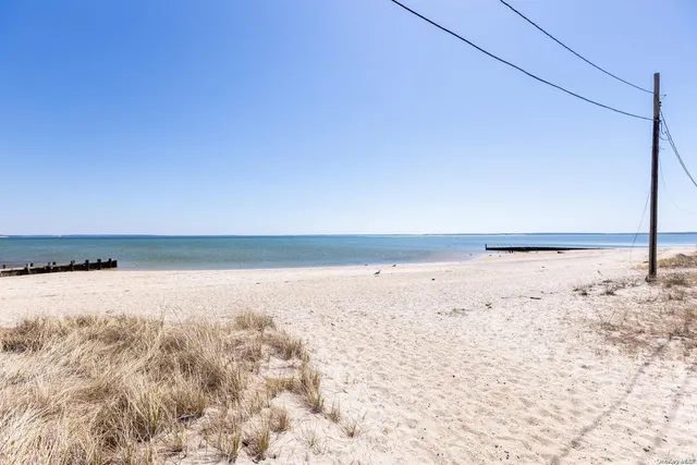a view of an ocean beach
