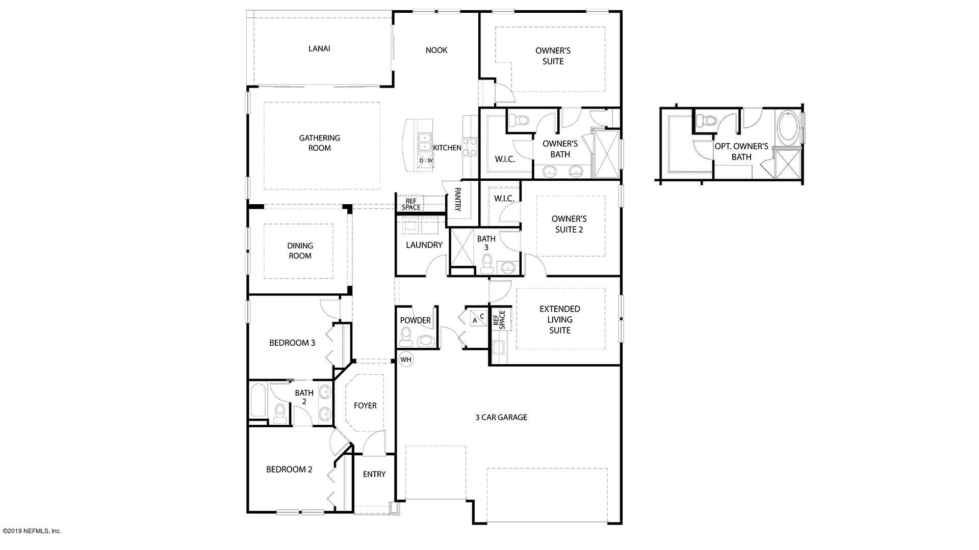 56 North Hamilton Springs Road St. Augustine, FL 32084 - Photo 2 of 27 Miramar_FP_WEB