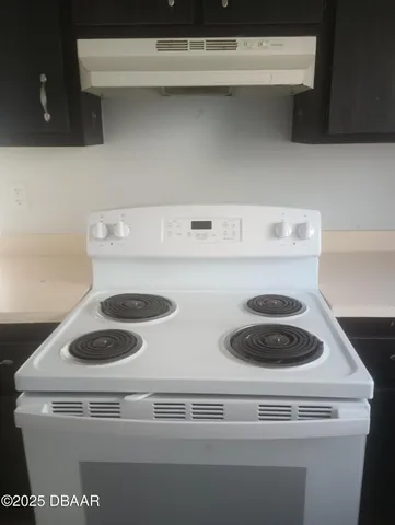 a close view of stove