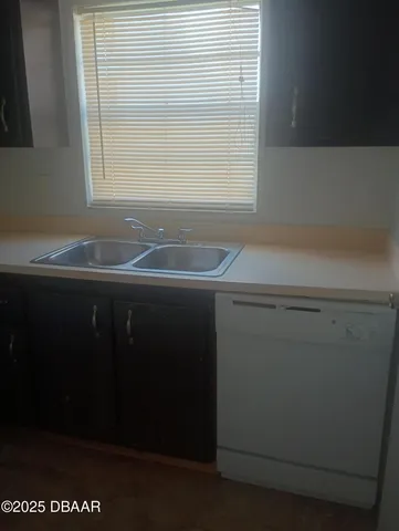 a utility room with a window