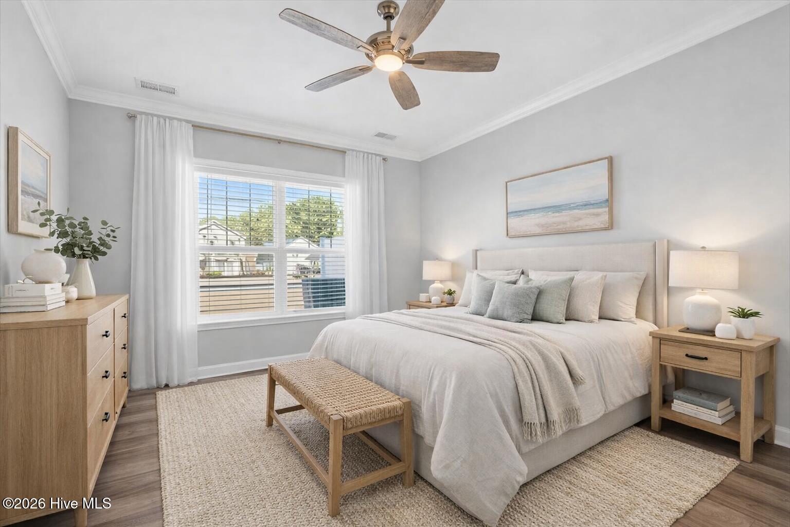 8840 Radcliff Drive Northwest Calabash, NC 28467 - Photo 7 of 54 Virtually staged primary bedroom.