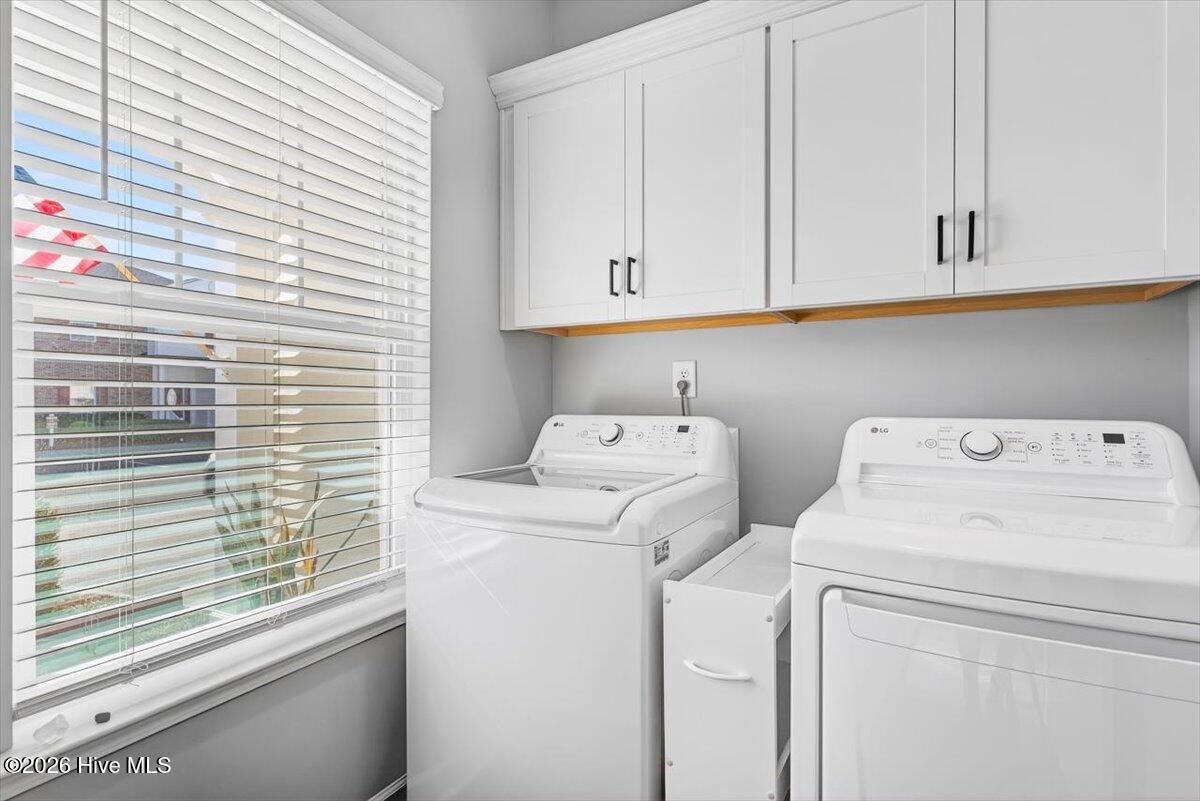 8840 Radcliff Drive Northwest Calabash, NC 28467 - Photo 29 of 54 Laundry room featuring cabinetry for storage opportunities.