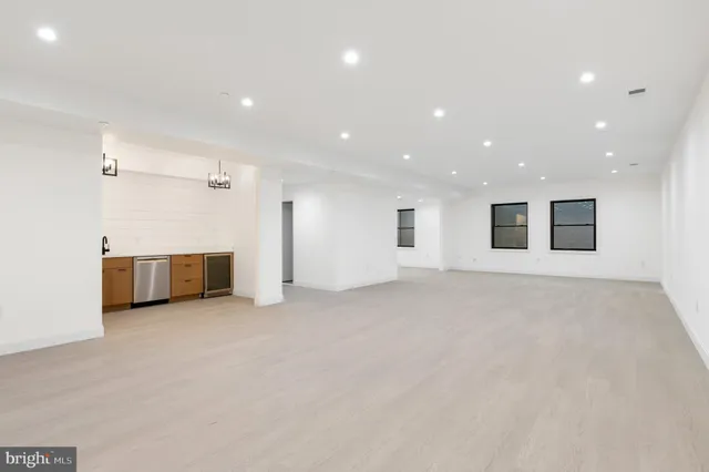 a view of an empty room