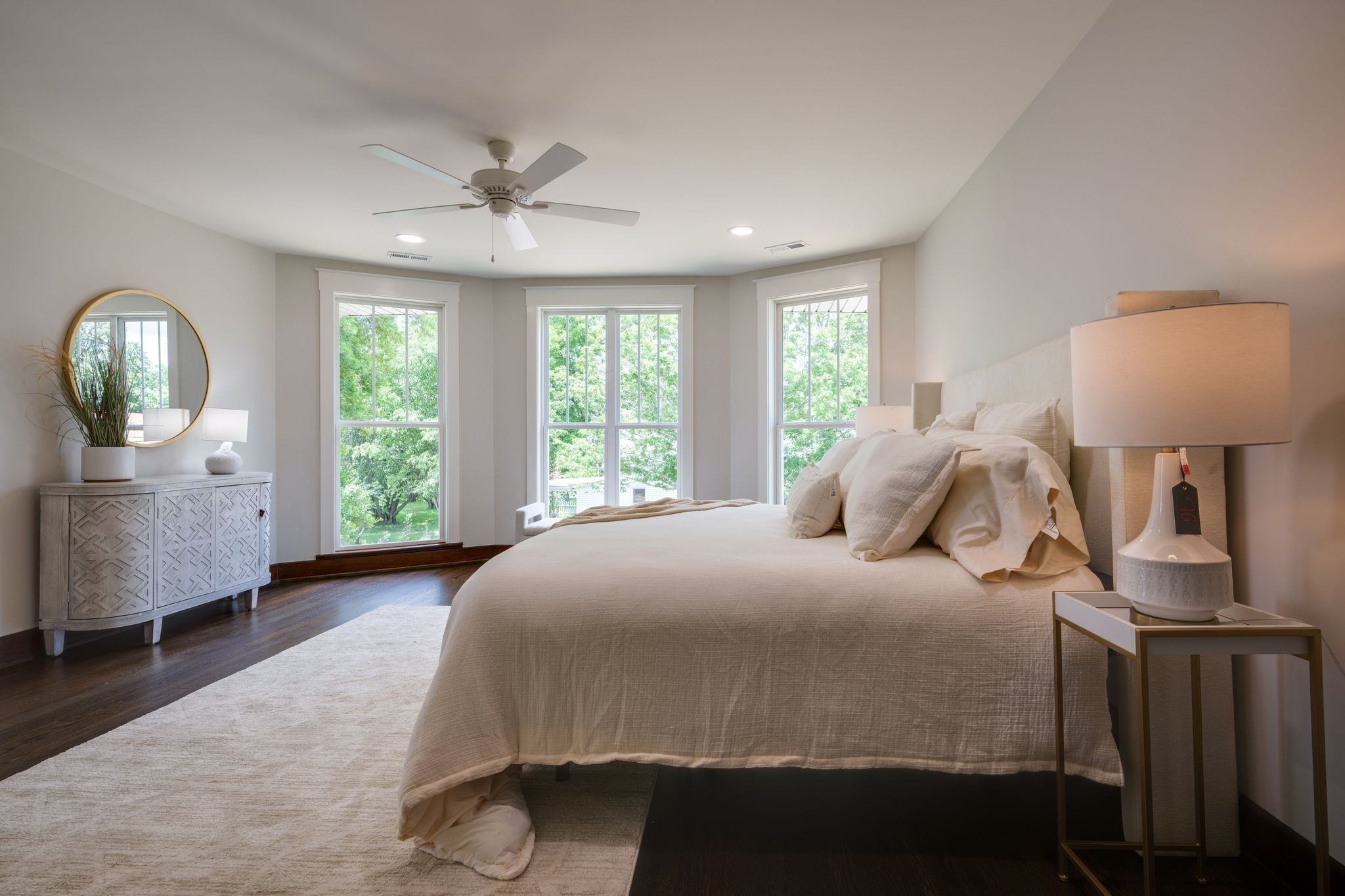 414 West College Street Dickson, TN 37055 - Photo 21 of 53 a bedroom with a large bed and a window