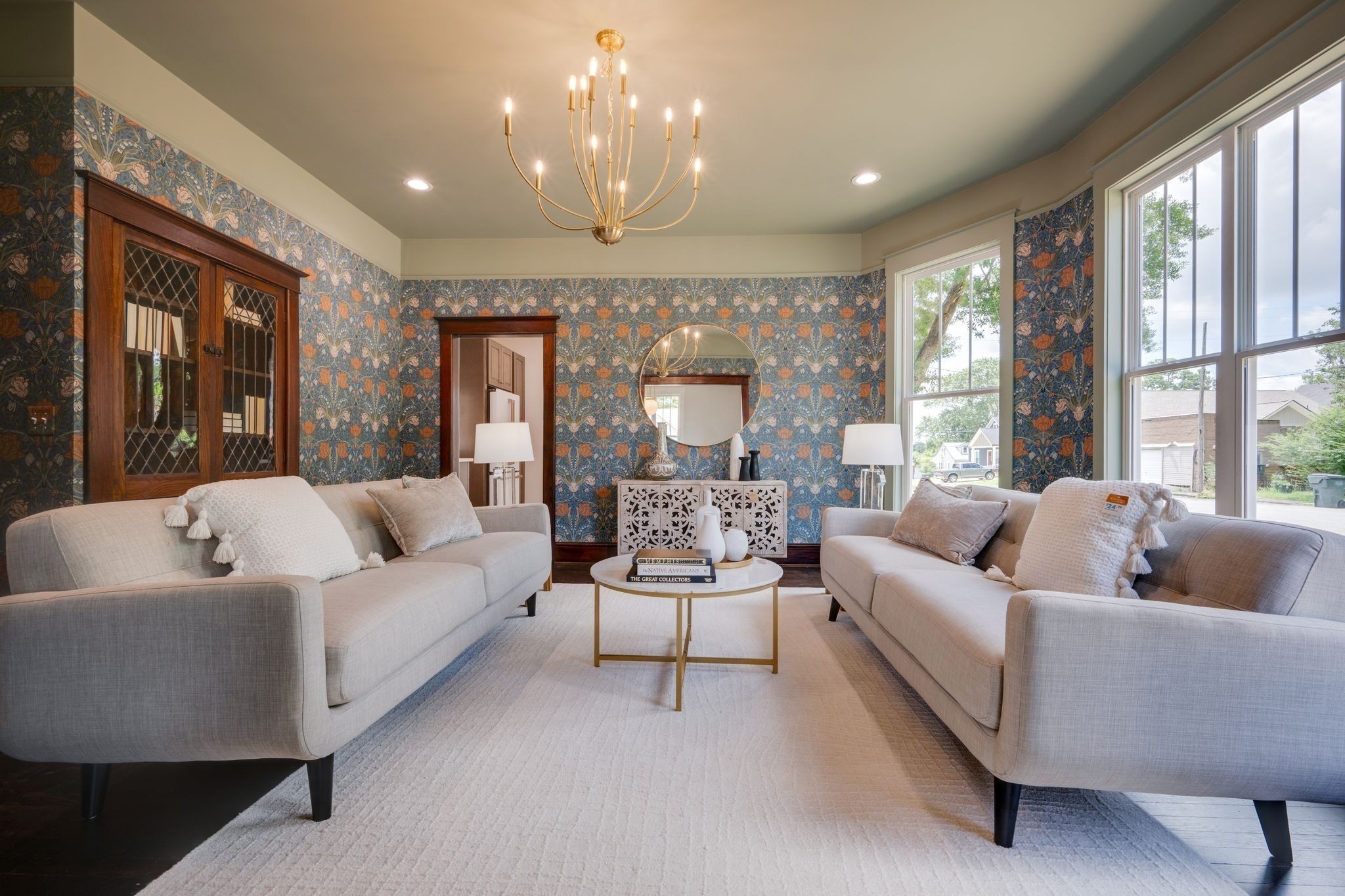 414 West College Street Dickson, TN 37055 - Photo 4 of 53 a living room with furniture and a large window