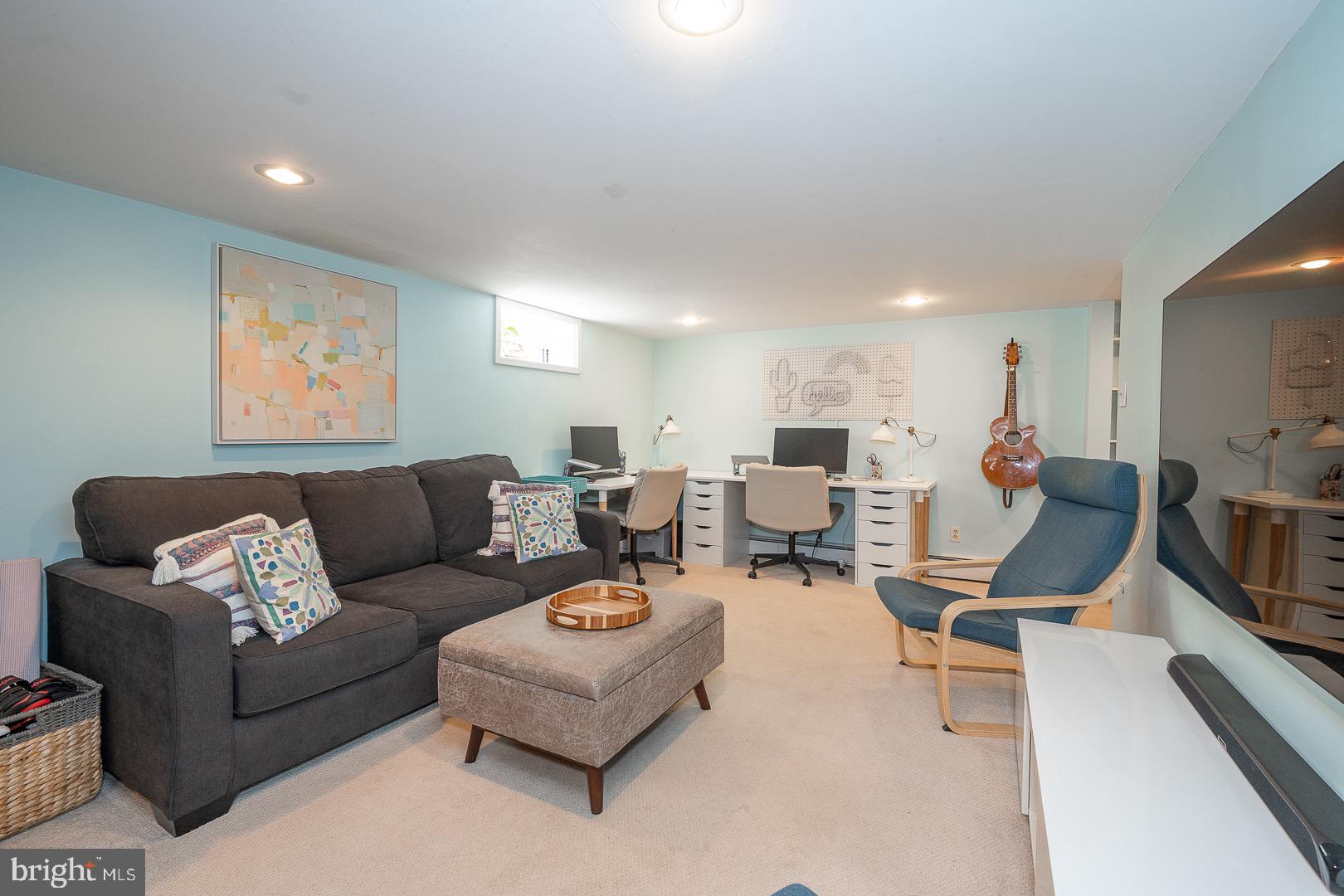 107 Radnor Road Wayne, PA 19087 - Photo 27 of 42 Finished Lower Level Entertainment Area