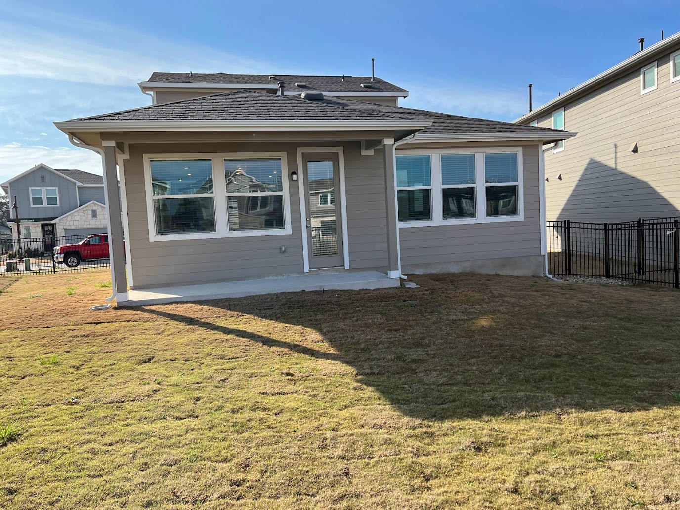 313 Montauk Loop Georgetown, TX 78628 - Photo 17 of 25 a view of a house with a swimming pool