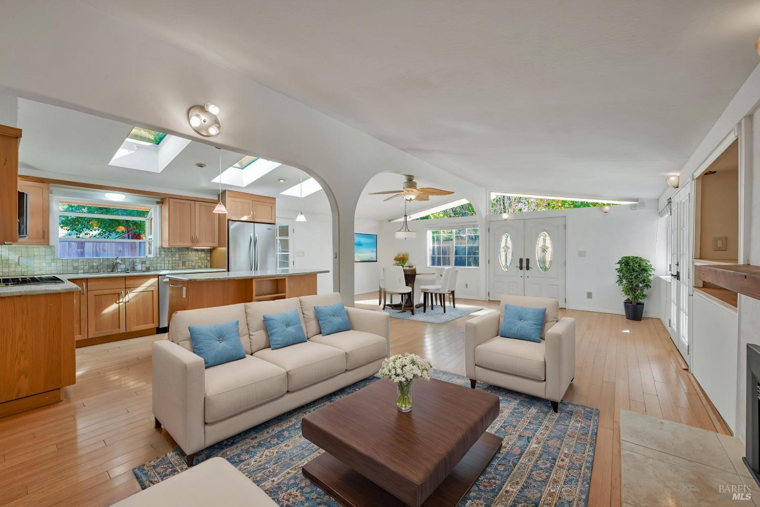 24 Orchard Way Novato, CA 94947 - Photo 1 of 1 virtually staged living room area