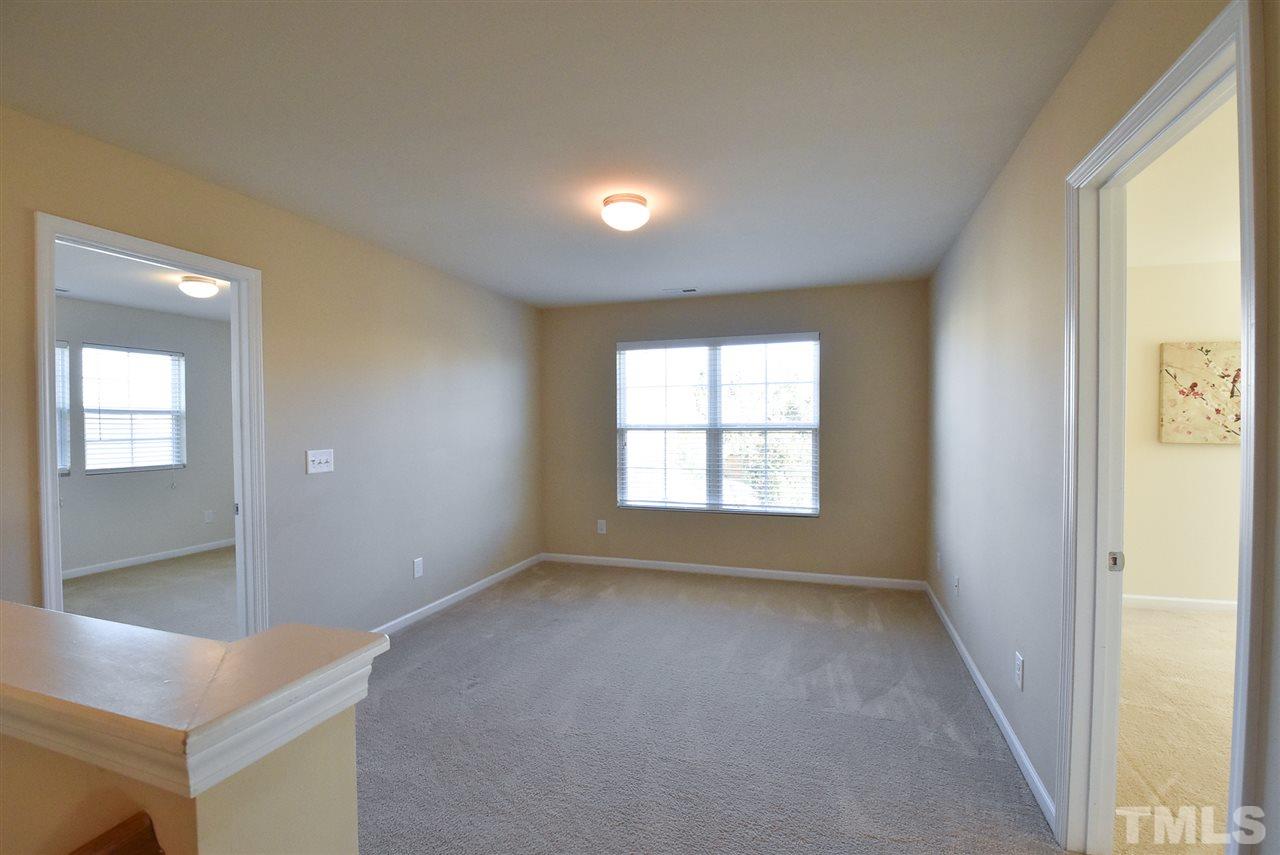 4201 Kellett Lane Raleigh, NC 27616 - Photo 14 of 30 2nd floor has neutral carpet throughout: the spacious Loft/Family Rm leads to the Bedrooms.