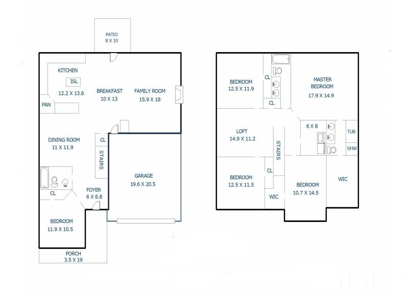4201 Kellett Lane Raleigh, NC 27616 - Photo 30 of 30 Floor Plan of the home.