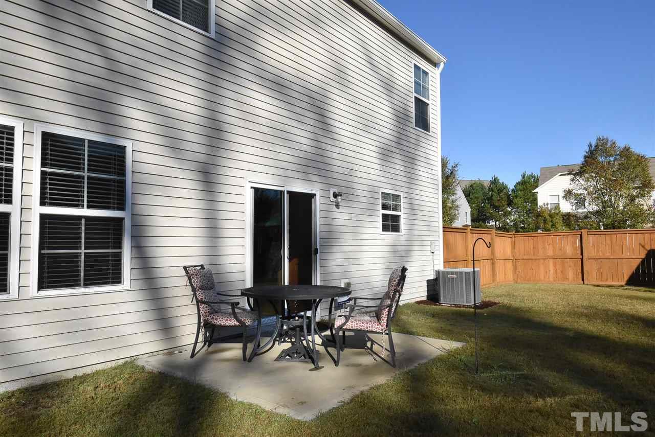 4201 Kellett Lane Raleigh, NC 27616 - Photo 24 of 30 There is a Patio off the Bfast area in the level, privacy-fenced backyard.