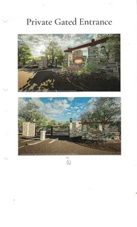 a view of a lake with a yard