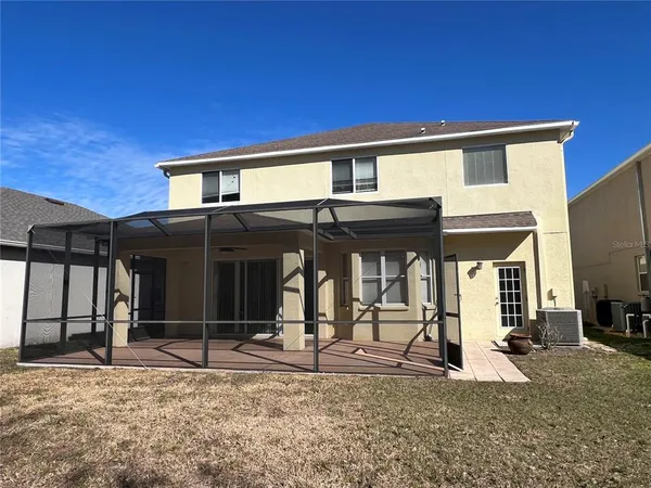 a house view with a outdoor space