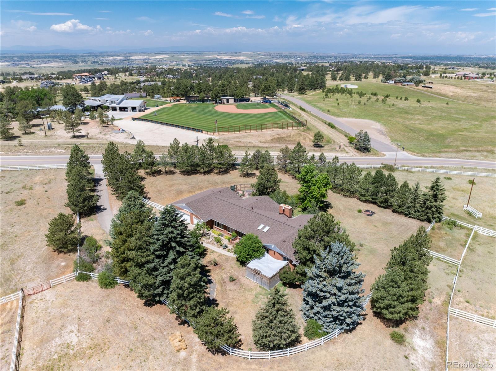 7846 North Village Road Parker, CO 80134 - Photo 2 of 50 an aerial view of a city