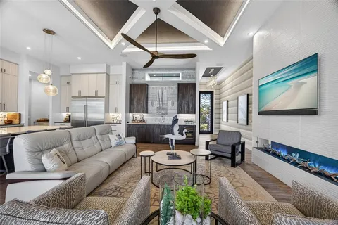 a bathroom with a double vanity sink tub and mirror