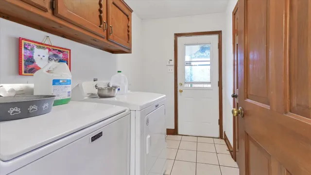 a room with storage and utility