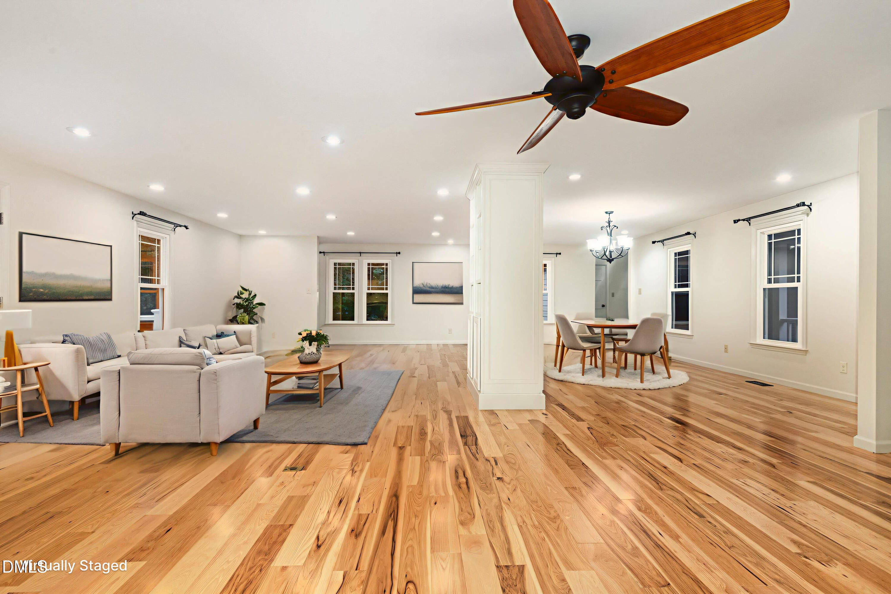 12413 Hardee Road Raleigh, NC 27614 - Photo 10 of 63 a living room with furniture and a wooden floor