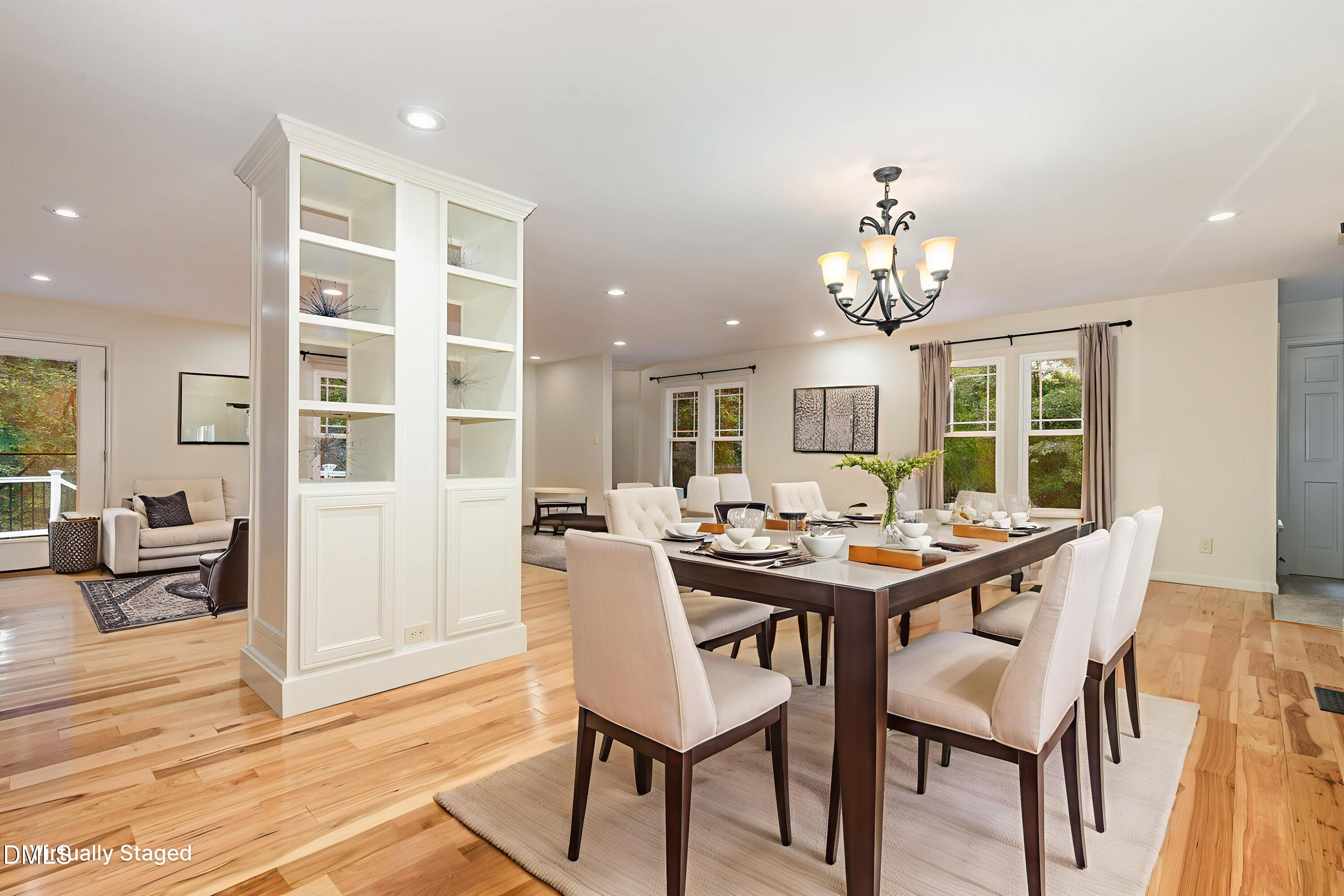12413 Hardee Road Raleigh, NC 27614 - Photo 6 of 63 a view of a dining room with furniture window and wooden floor