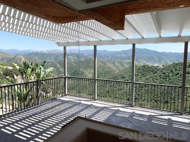 827 Mountain View Road El Cajon, CA 92021 - Photo 39 of 58 a view of balcony with a swing