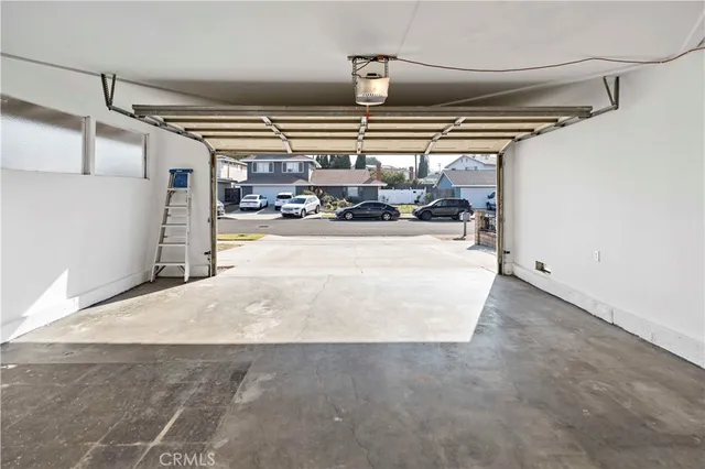 a view of storage and utility room with racks
