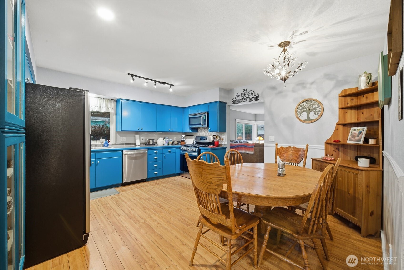 0 Jennings Street Sedro-Woolley, WA 98284 - Photo 4 of 40 a kitchen with stainless steel appliances granite countertop a sink a stove and refrigerator