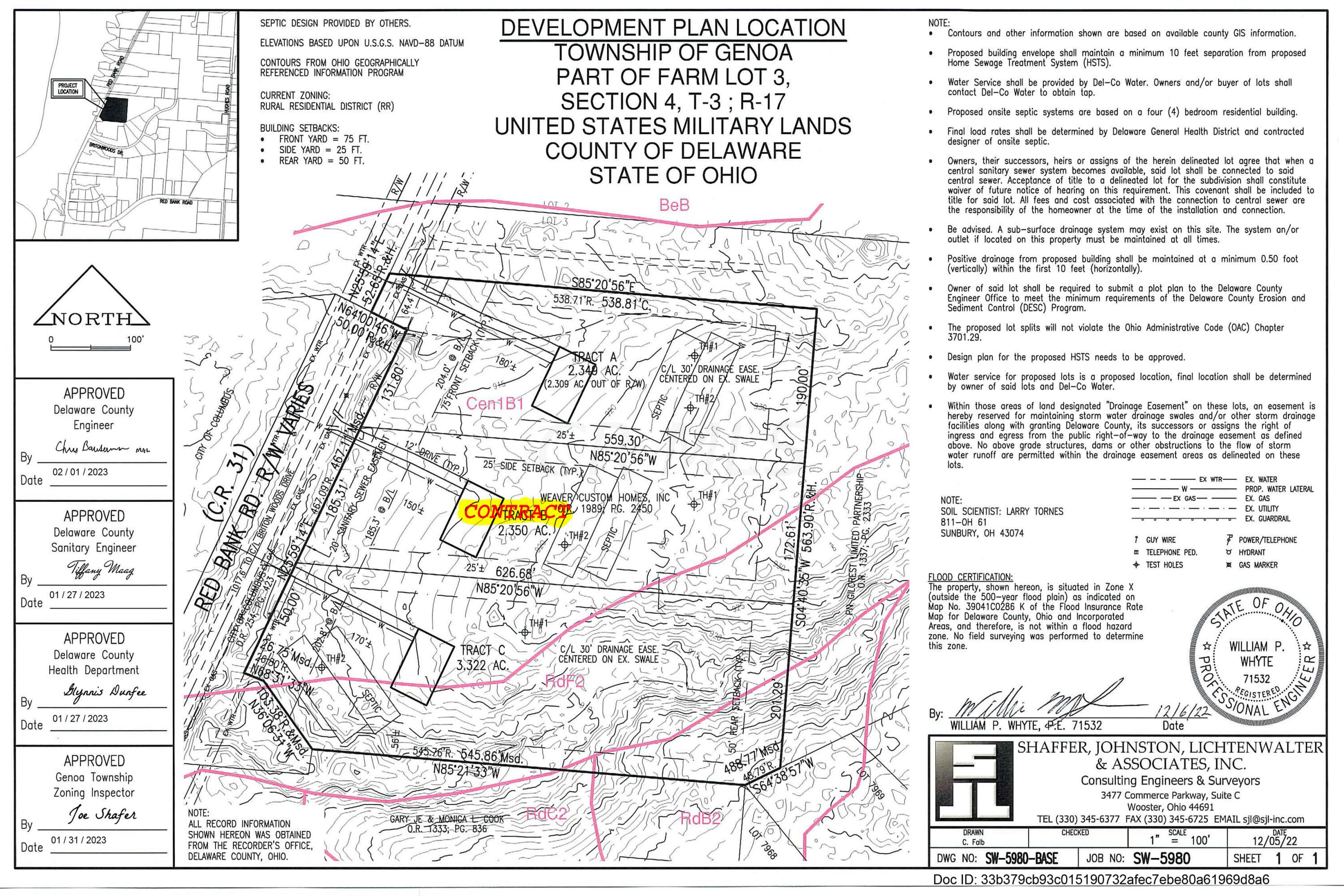 5563 Red Bank Road, Unit TRACT C Galena, OH 43021 - Photo 12 of 32 12.-Survey