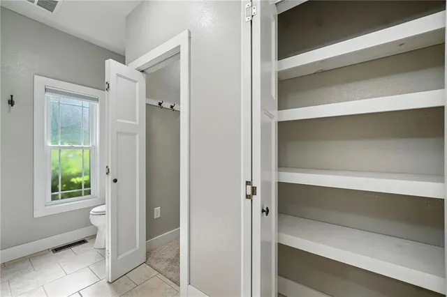 a view of an entryway door