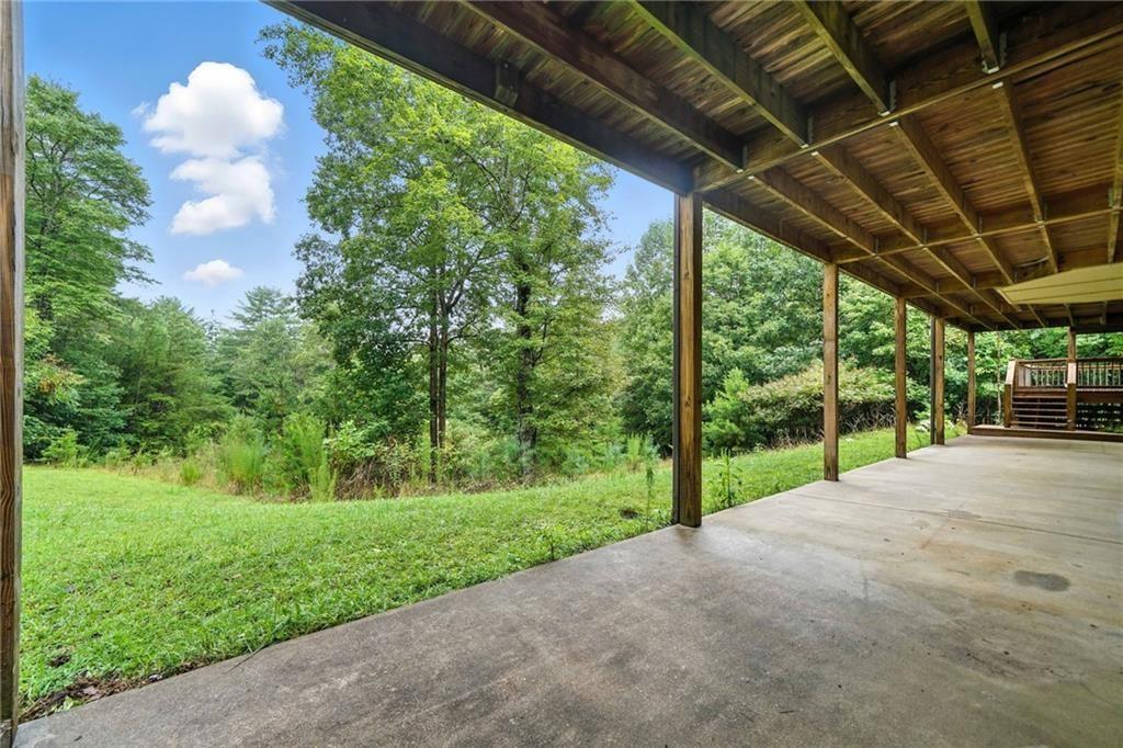 87 Dillons Lane Morganton, GA 30560 - Photo 34 of 44 a view of a backyard with barn