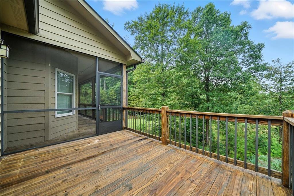 87 Dillons Lane Morganton, GA 30560 - Photo 41 of 44 a balcony with wooden floor