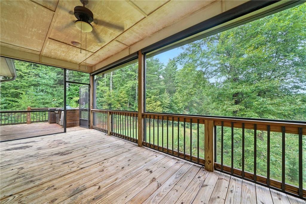 87 Dillons Lane Morganton, GA 30560 - Photo 7 of 42 a view of balcony with wooden floor