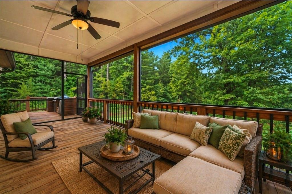 87 Dillons Lane Morganton, GA 30560 - Photo 7 of 44 a outdoor living space with furniture and garden view