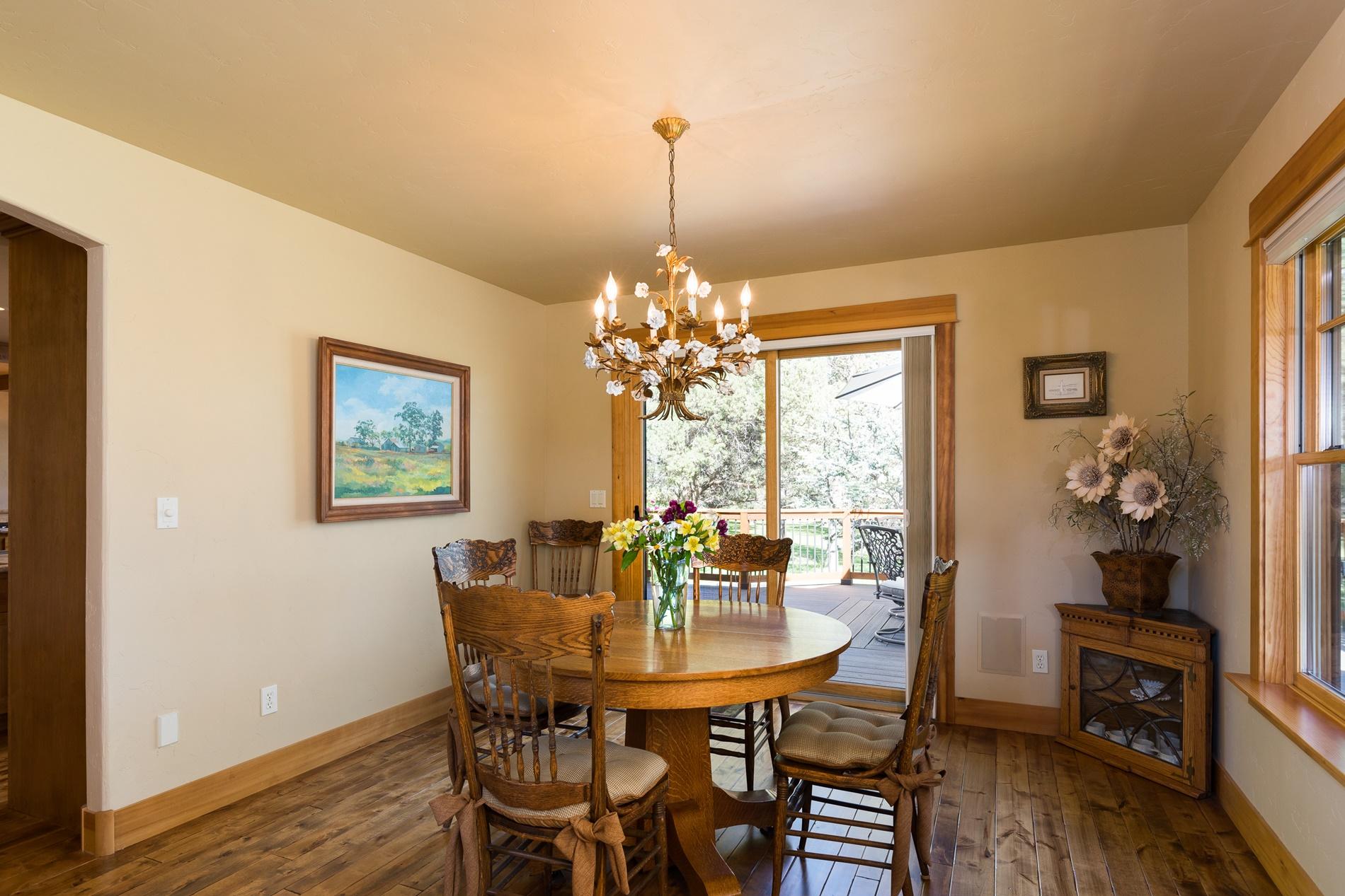 64980 Gerking Market Road Bend, OR 97703 - Photo 10 of 35 Formal dining area. The antique chandelier is excluded.