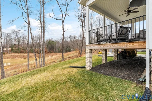 a view of outdoor space with seating