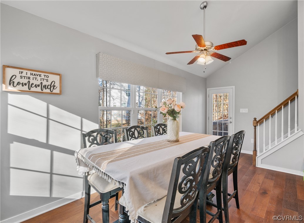 1700 Hybla Road North Chesterfield, VA 23236 - Photo 16 of 37 a view of a dining room with furniture and a chandelier