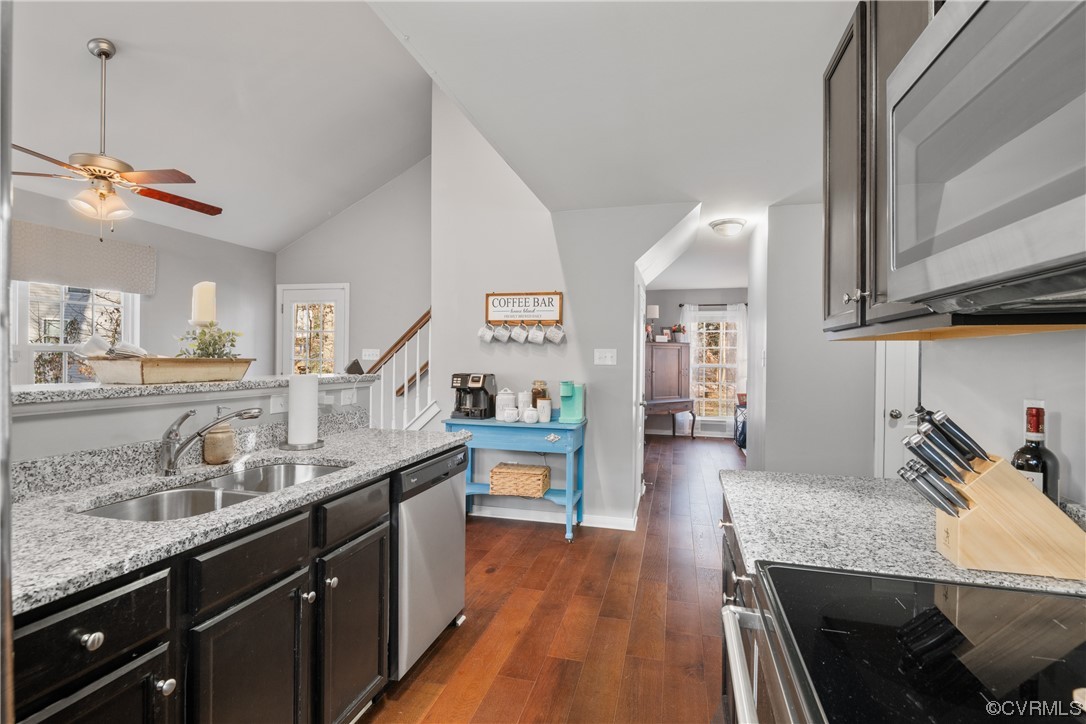 1700 Hybla Road North Chesterfield, VA 23236 - Photo 10 of 37 a kitchen with granite countertop lots of counter top space