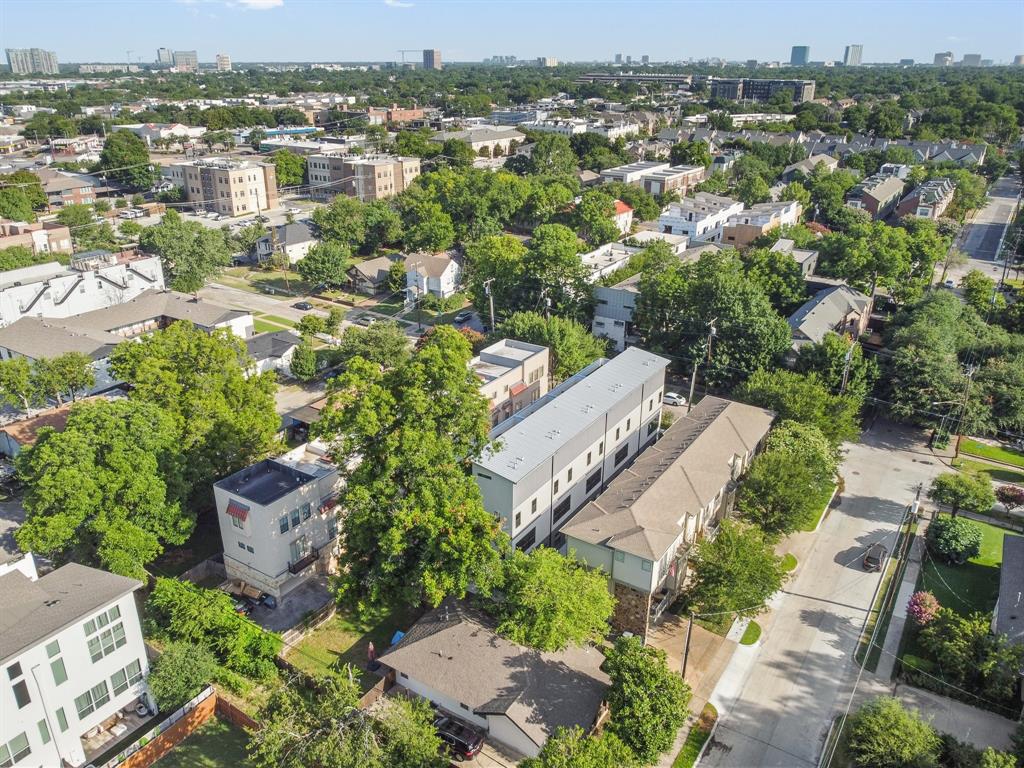 5810 Hudson Street, Unit 105 Dallas, TX 75206 - Photo 33 of 33 an aerial view of residential house with outdoor space
